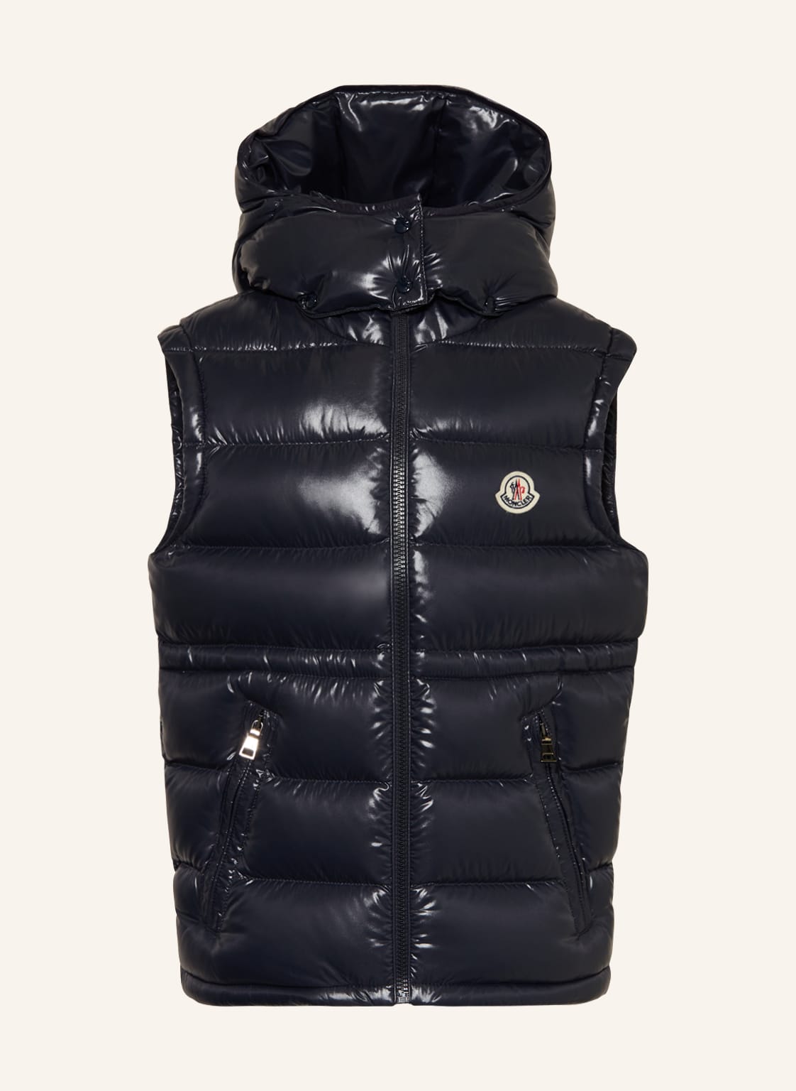 Moncler Enfant Daunenweste Ania Mit Abnehmbarer Kapuze blau von MONCLER enfant