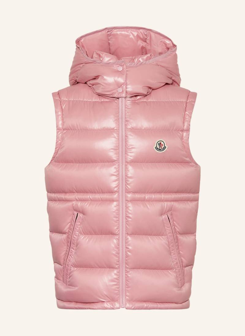 Moncler Enfant Daunenweste Ania Mit Abnehmbarer Kapuze pink von MONCLER enfant