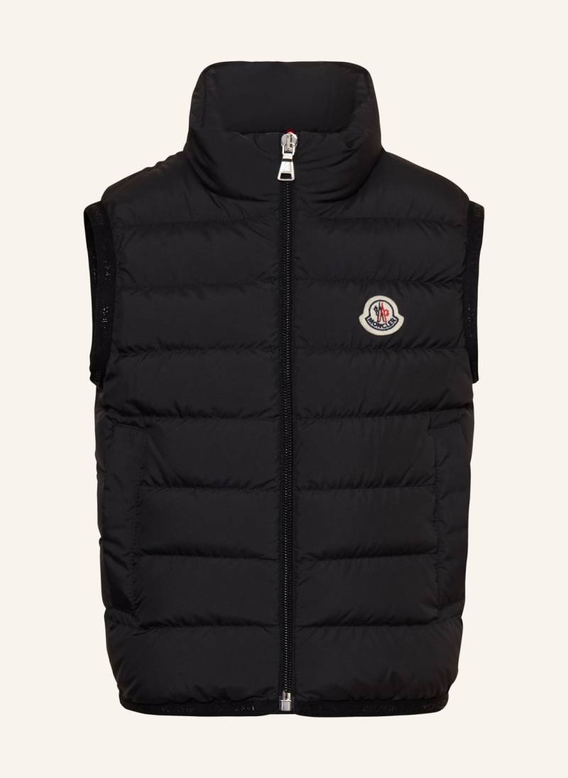 Moncler Enfant Daunenweste Contrin schwarz von MONCLER enfant