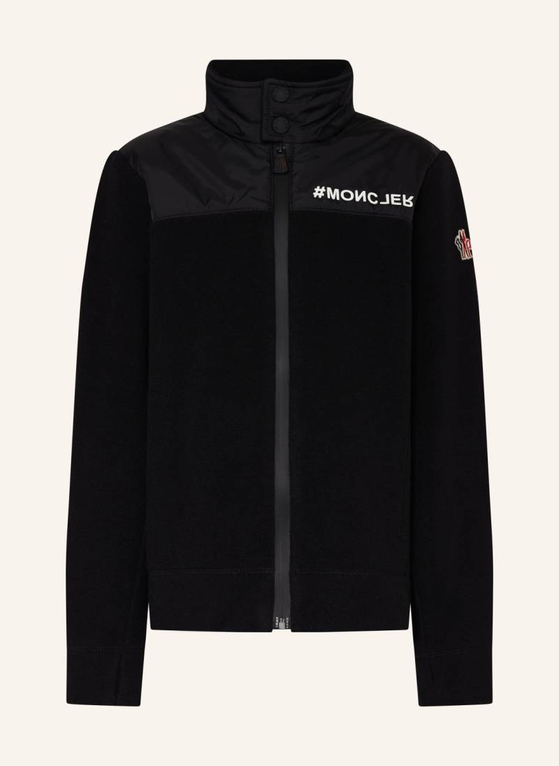 Moncler Enfant Fleece-Jacke schwarz von MONCLER enfant