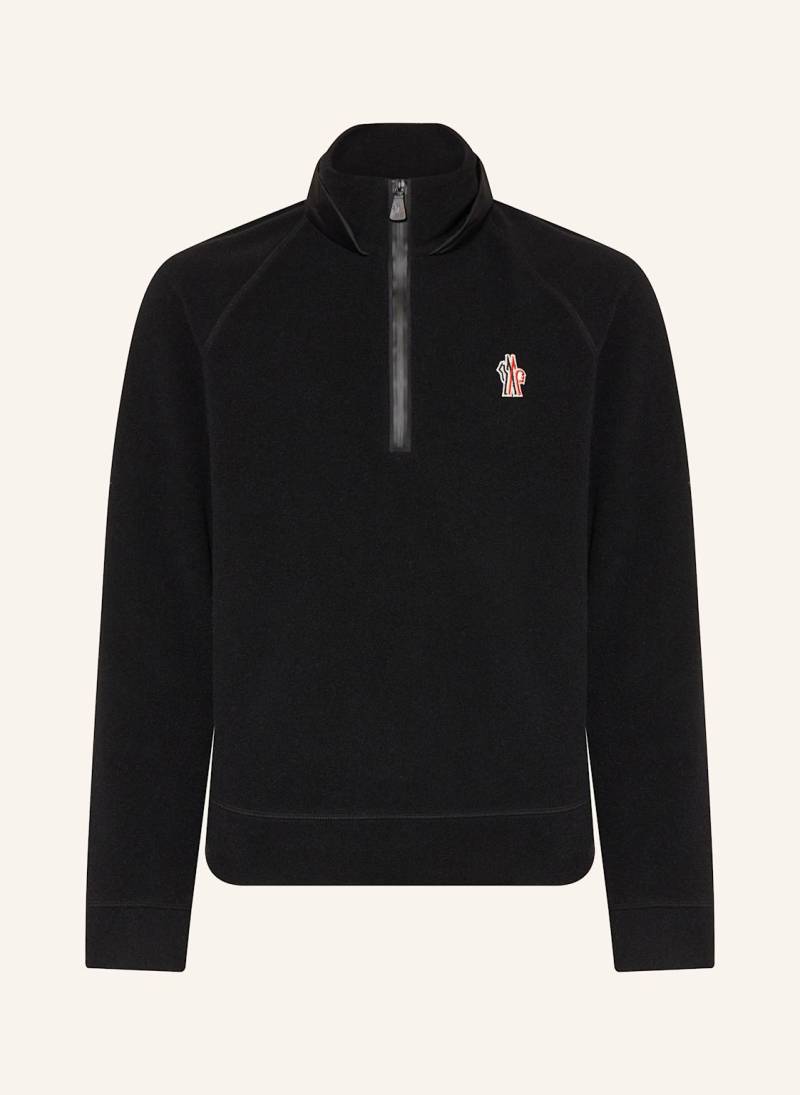 Moncler Enfant Fleece-Pullover schwarz von MONCLER enfant