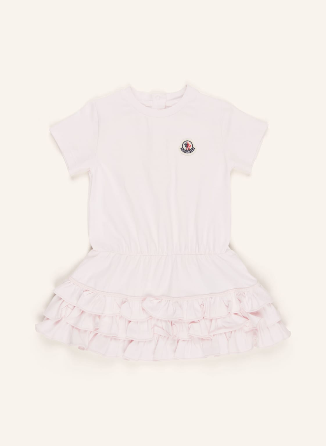 Moncler Enfant Kleid Mit Rüschen pink von MONCLER enfant