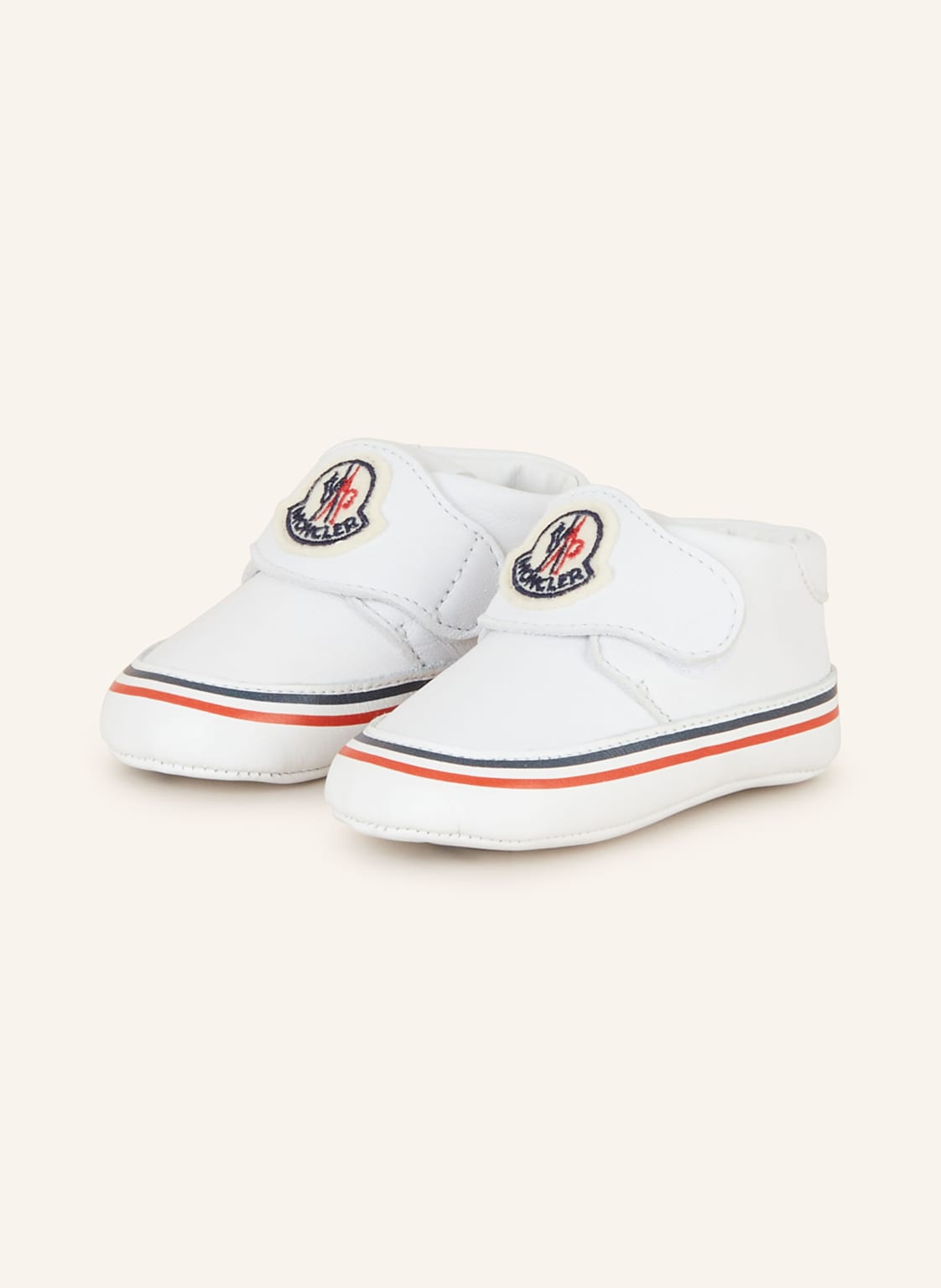 Moncler Enfant Krabbelschuhe weiss von MONCLER enfant