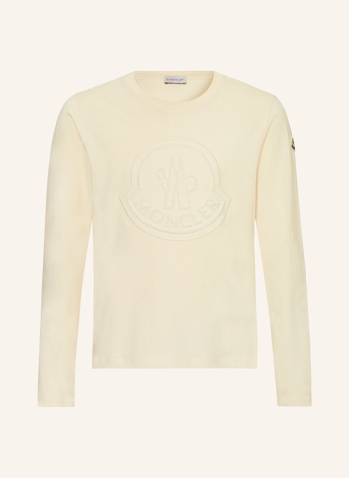 Moncler Enfant Longsleeve weiss von MONCLER enfant