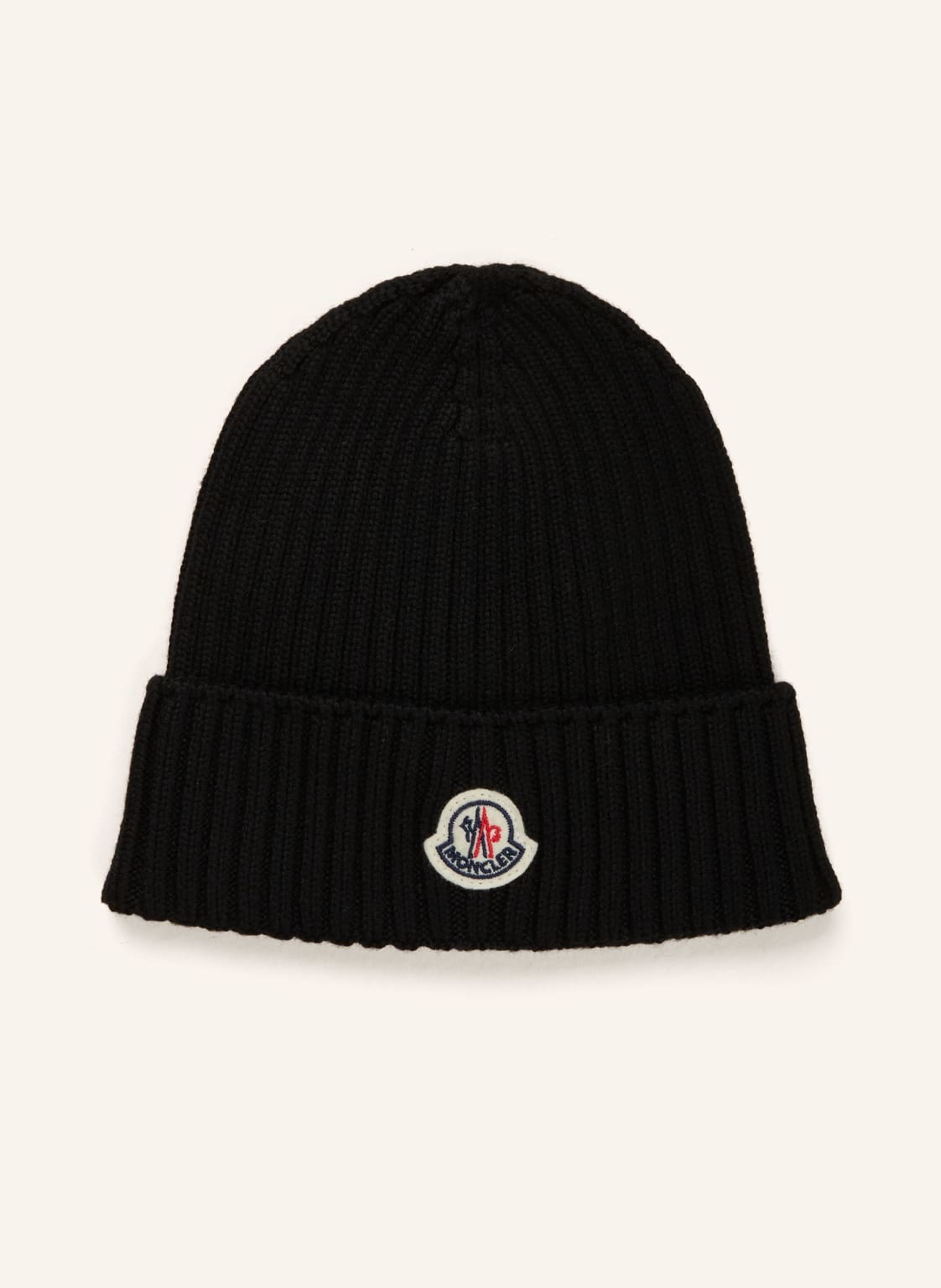 Moncler Enfant Mütze schwarz von MONCLER enfant