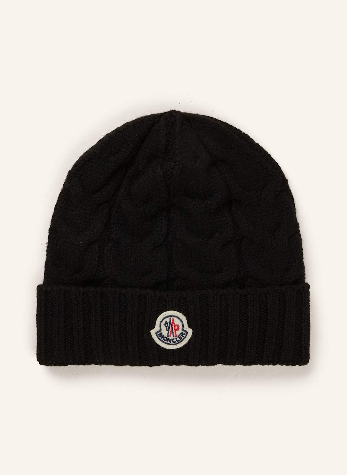 Moncler Enfant Mütze schwarz von MONCLER enfant