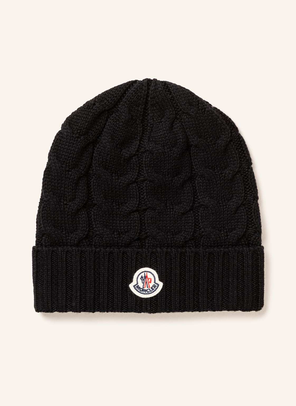 Moncler Enfant Mütze schwarz von MONCLER enfant