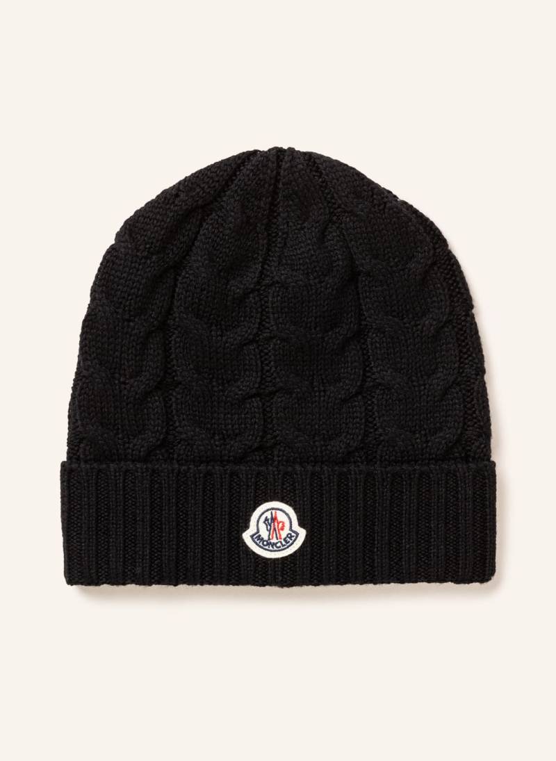 Moncler Enfant Mütze schwarz von MONCLER enfant