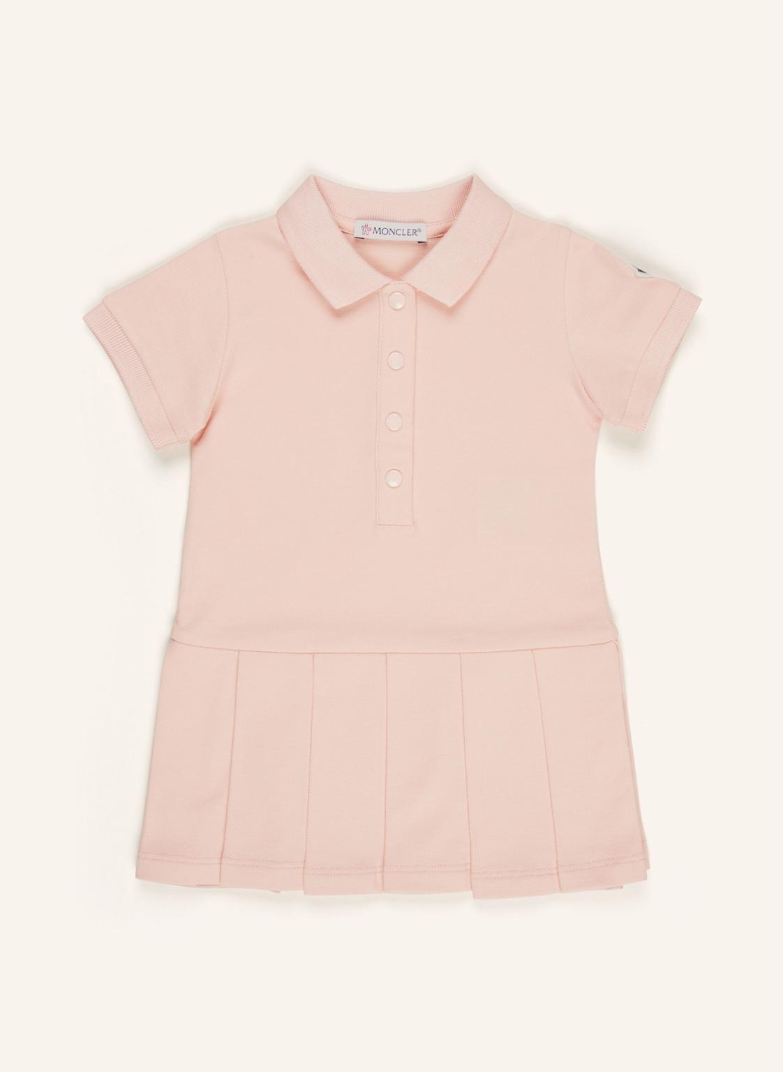 Moncler Enfant Piqué-Kleid rosa von MONCLER enfant