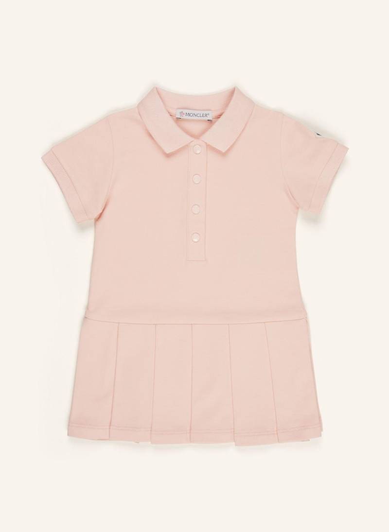 Moncler Enfant Piqué-Kleid rosa von MONCLER enfant