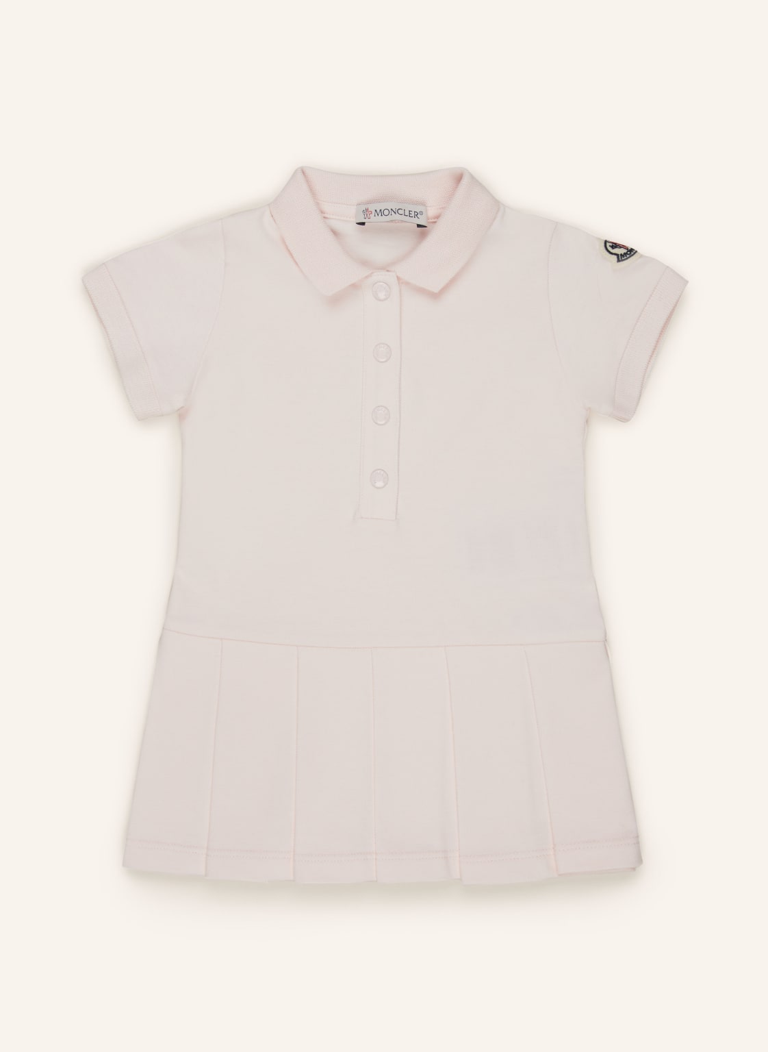 Moncler Enfant Piqué-Kleid rot Moncler Enfant Piqué-Kleid rot von MONCLER enfant