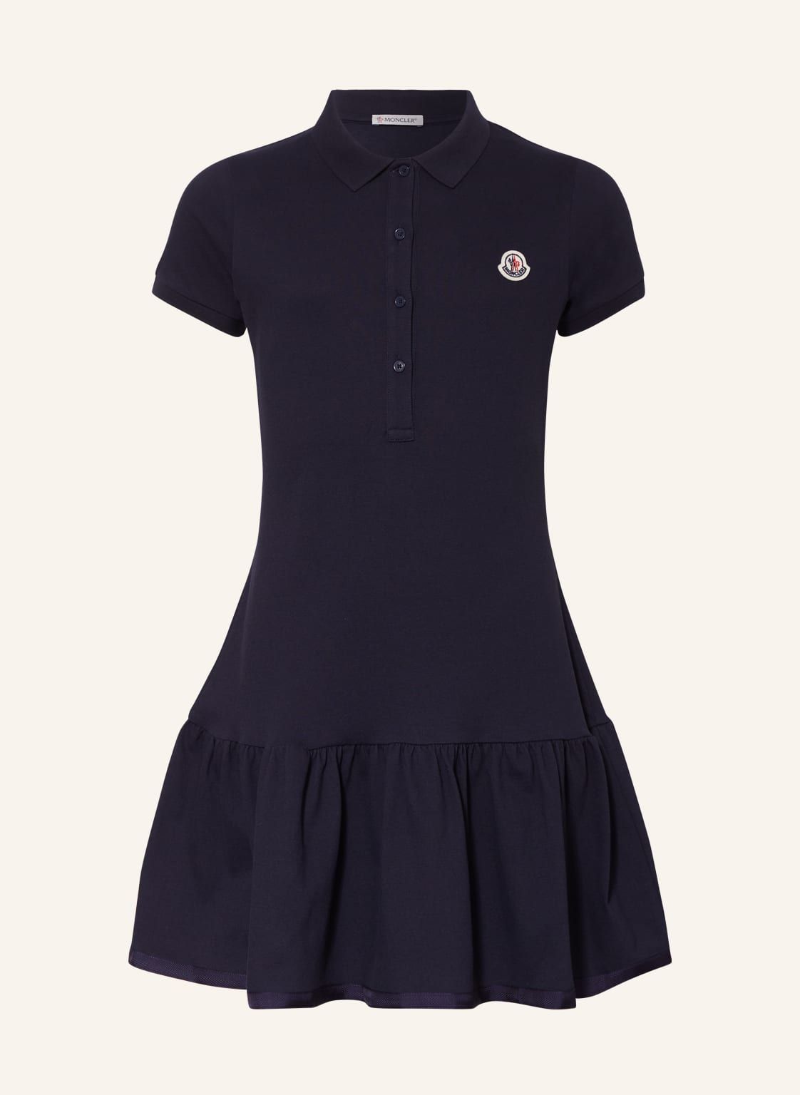 Moncler Enfant Piqué-Polokleid blau von MONCLER enfant