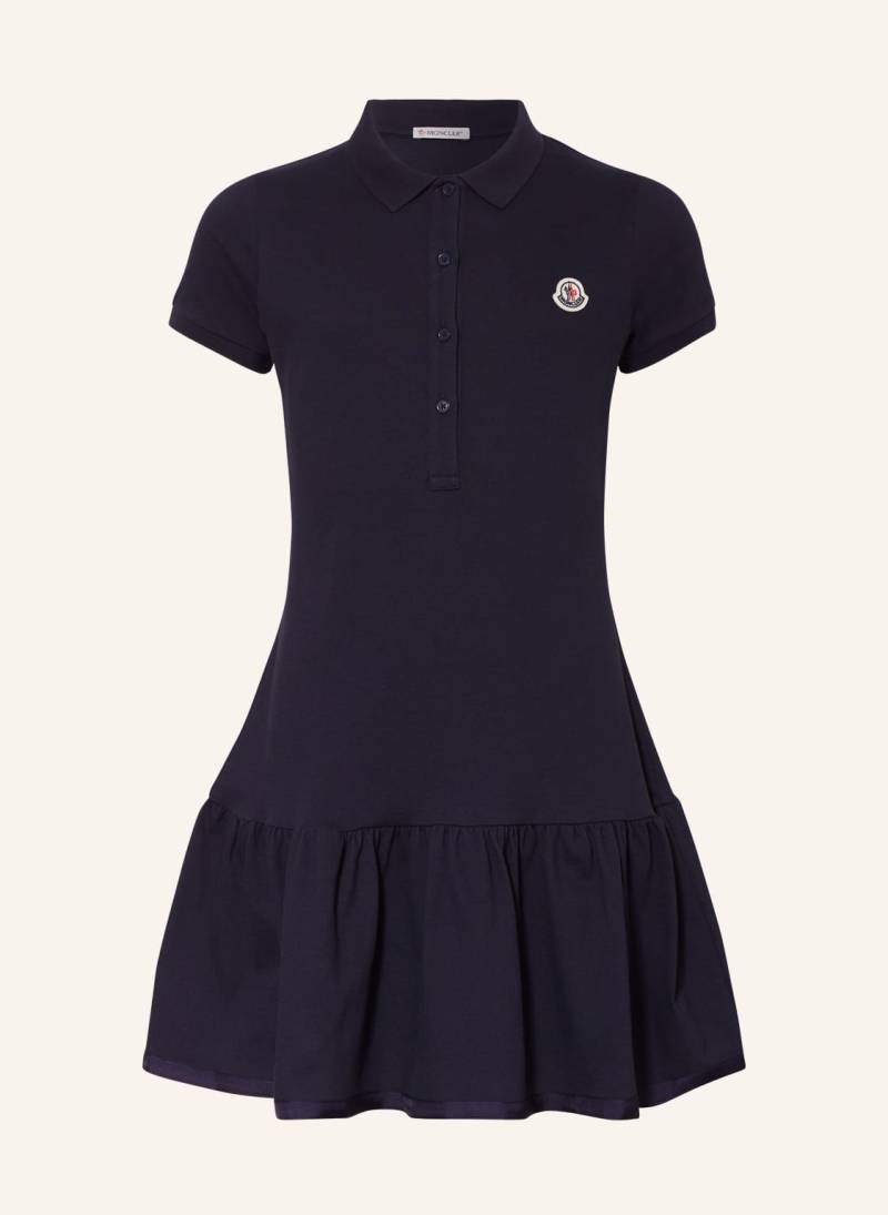 Moncler Enfant Piqué-Polokleid blau von MONCLER enfant