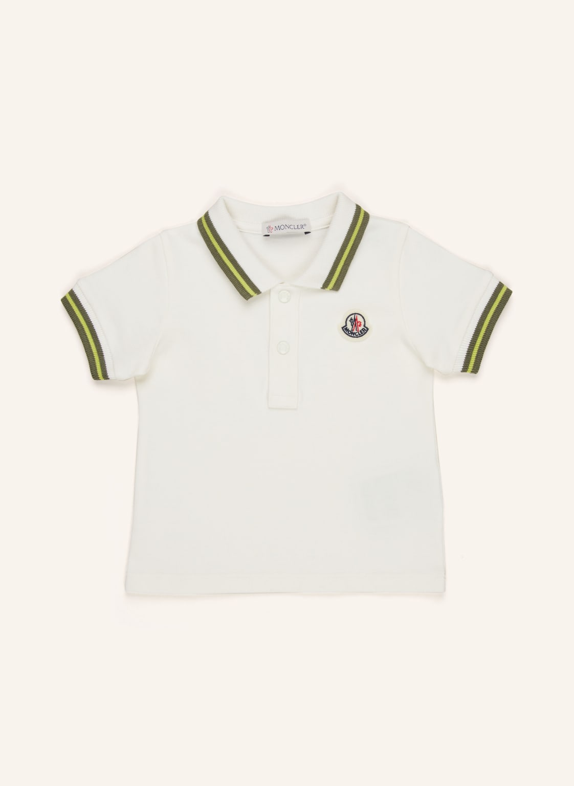 Moncler Enfant Piqué-Poloshirt gruen Moncler Enfant Piqué-Poloshirt gruen von MONCLER enfant