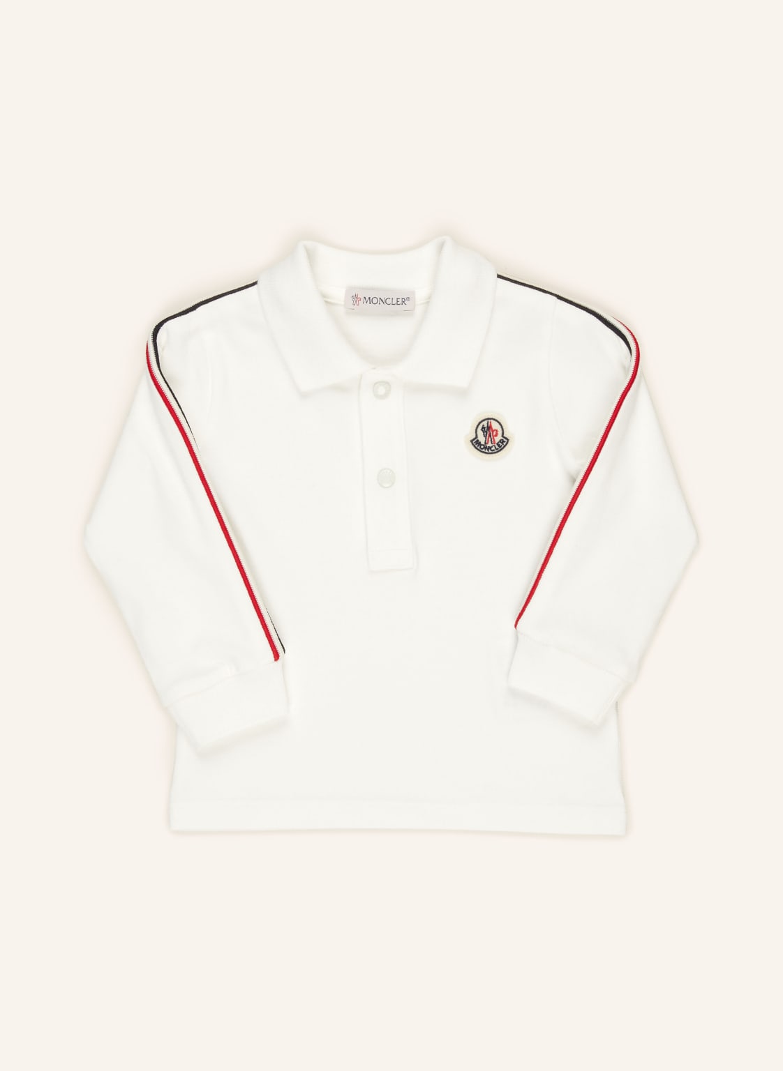 Moncler Enfant Piqué-Poloshirt weiss Moncler Enfant Piqué-Poloshirt weiss von MONCLER enfant