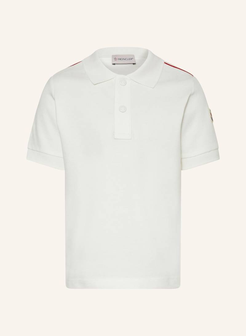 Moncler Enfant Piqué-Poloshirt weiss von MONCLER enfant