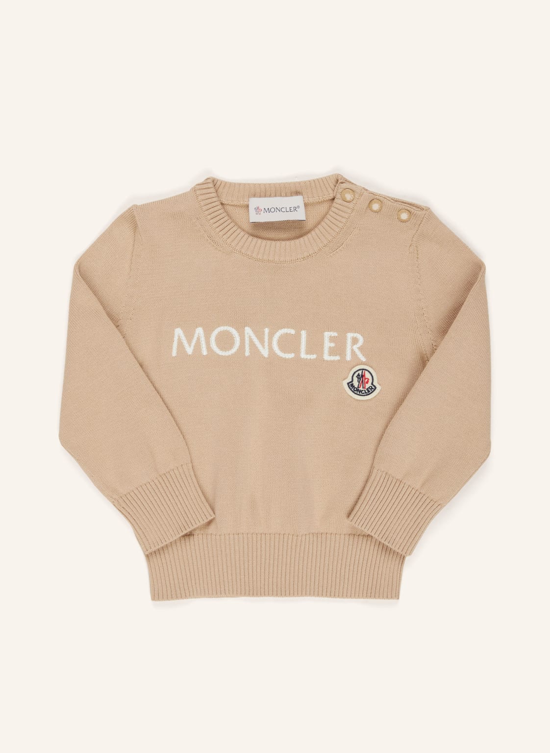 Moncler Enfant Pullover weiss von MONCLER enfant