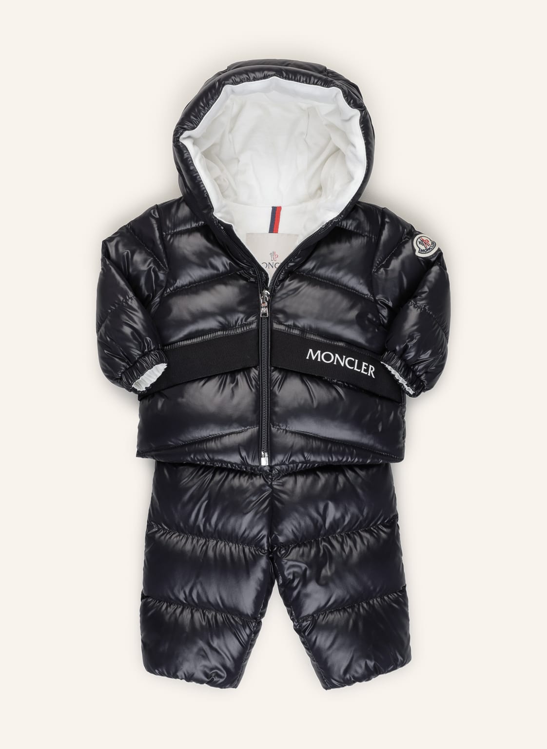 Moncler Enfant Set: Skijacke Und Skihose blau von MONCLER enfant