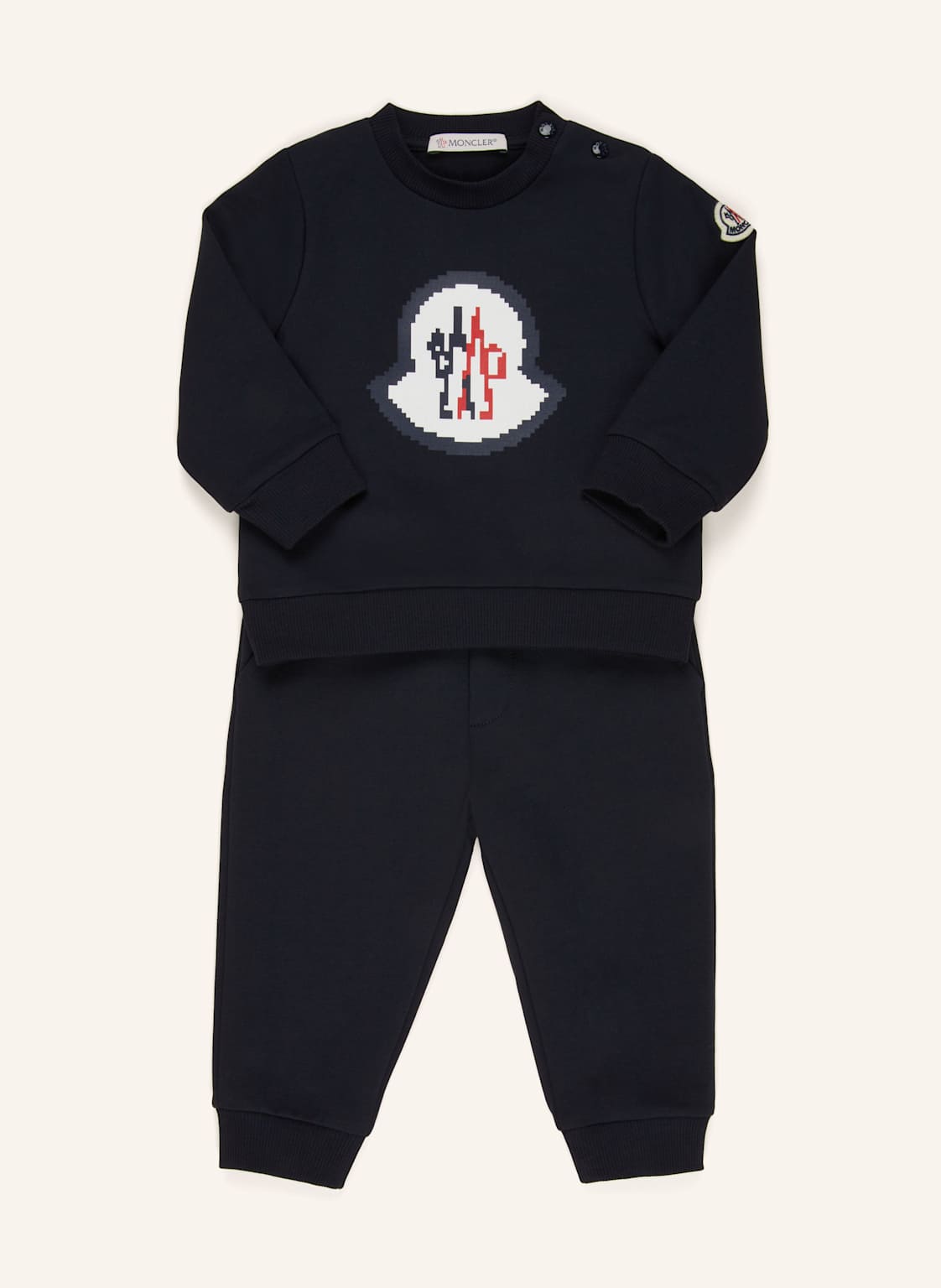 Moncler Enfant Set: Sweatshirt Und Sweatpants blau von MONCLER enfant