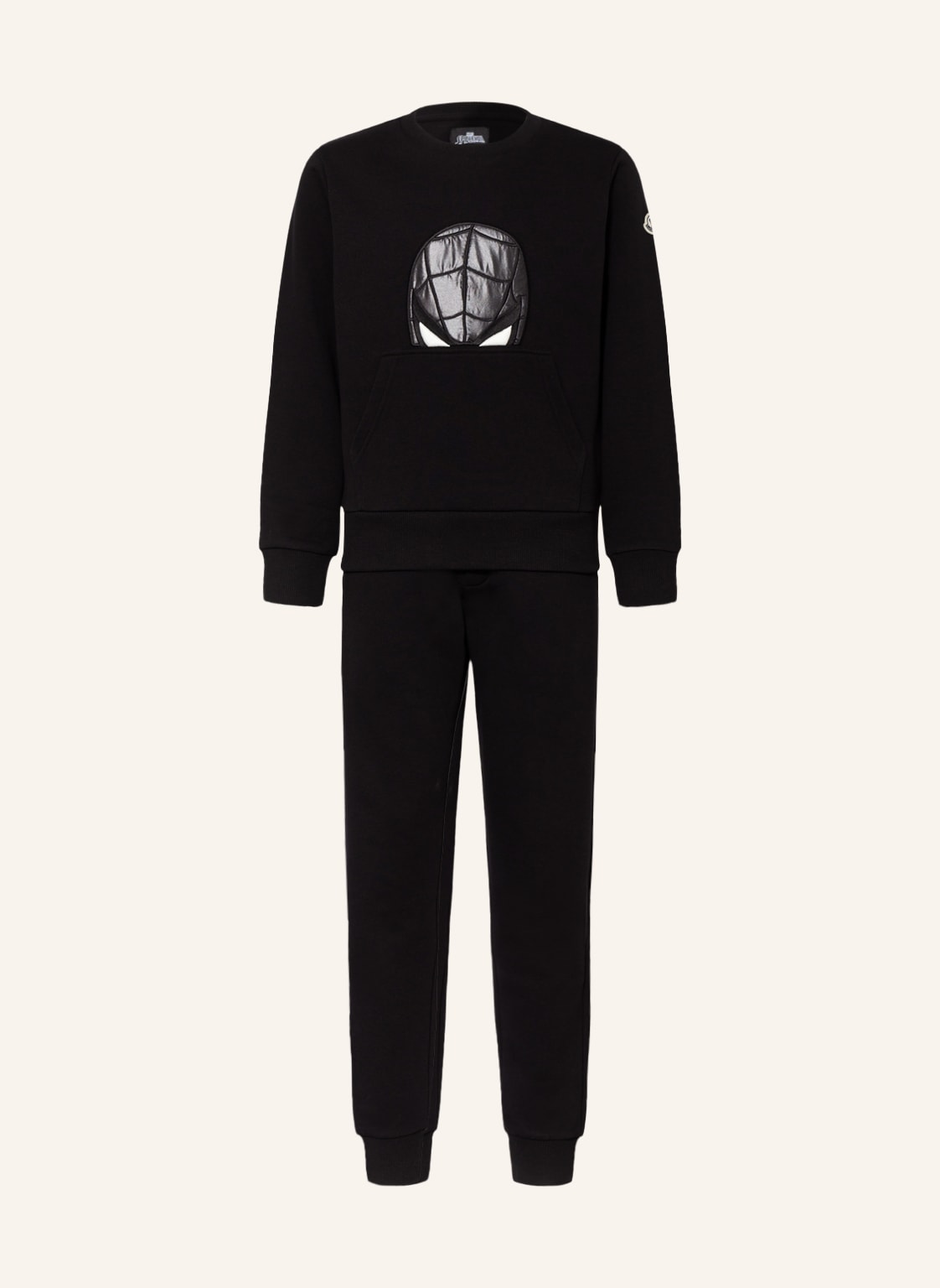 Moncler Enfant Set: Sweatshirt Und Sweatpants schwarz von MONCLER enfant