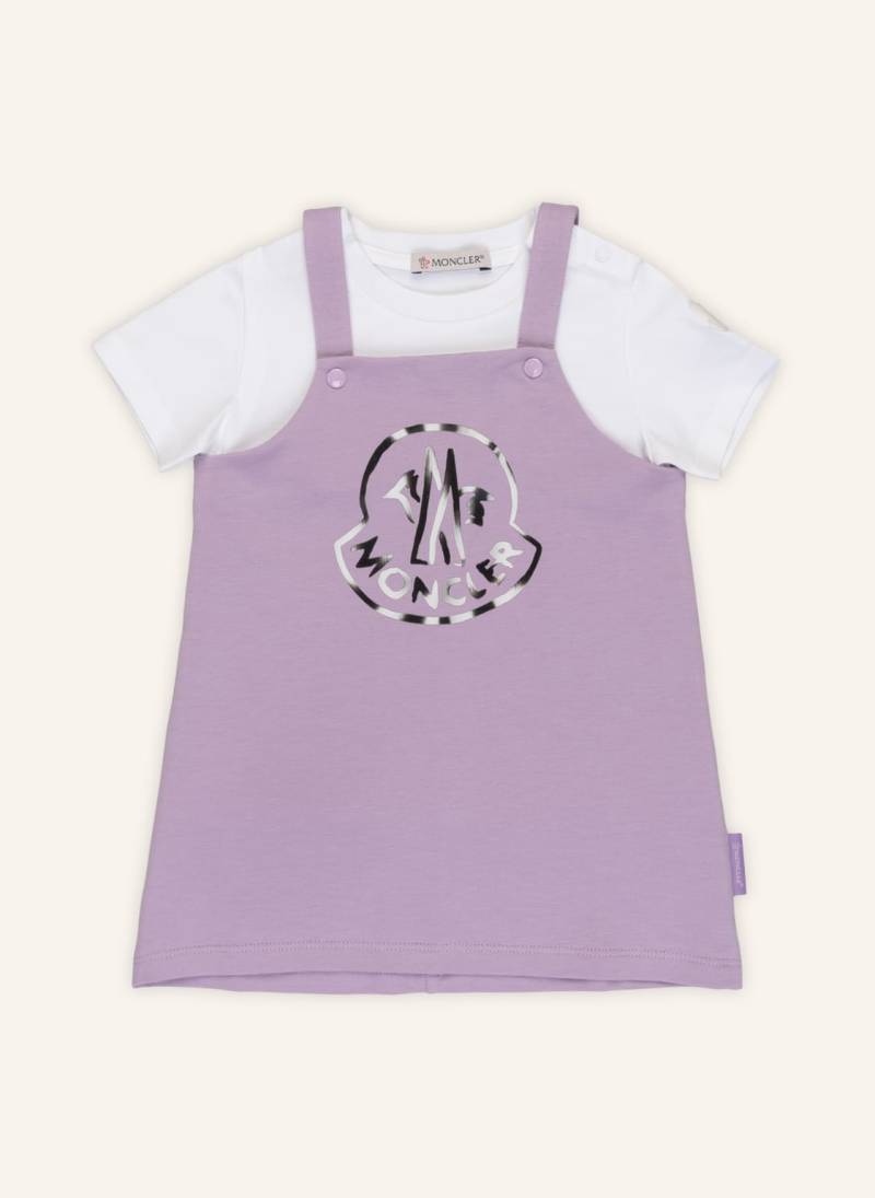 Moncler Enfant Set: T-Shirt Und Kleid lila von MONCLER enfant