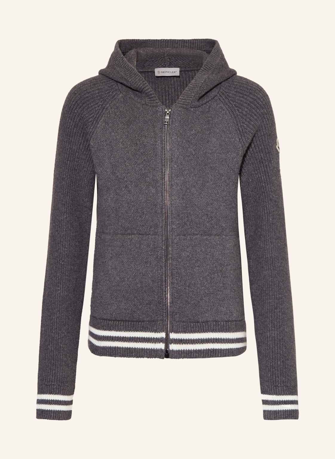 Moncler Enfant Strickjacke grau Moncler Enfant Strickjacke grau von MONCLER enfant