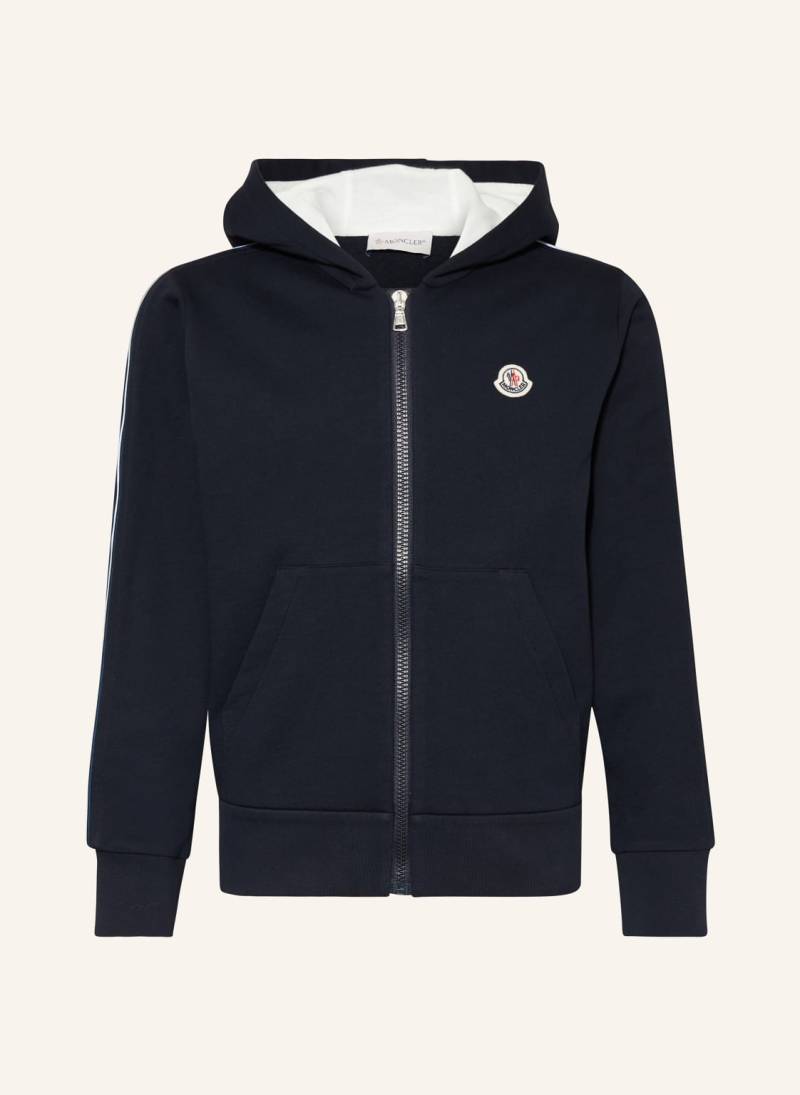 Moncler Enfant Sweatjacke Mit Galonstreifen blau von MONCLER enfant