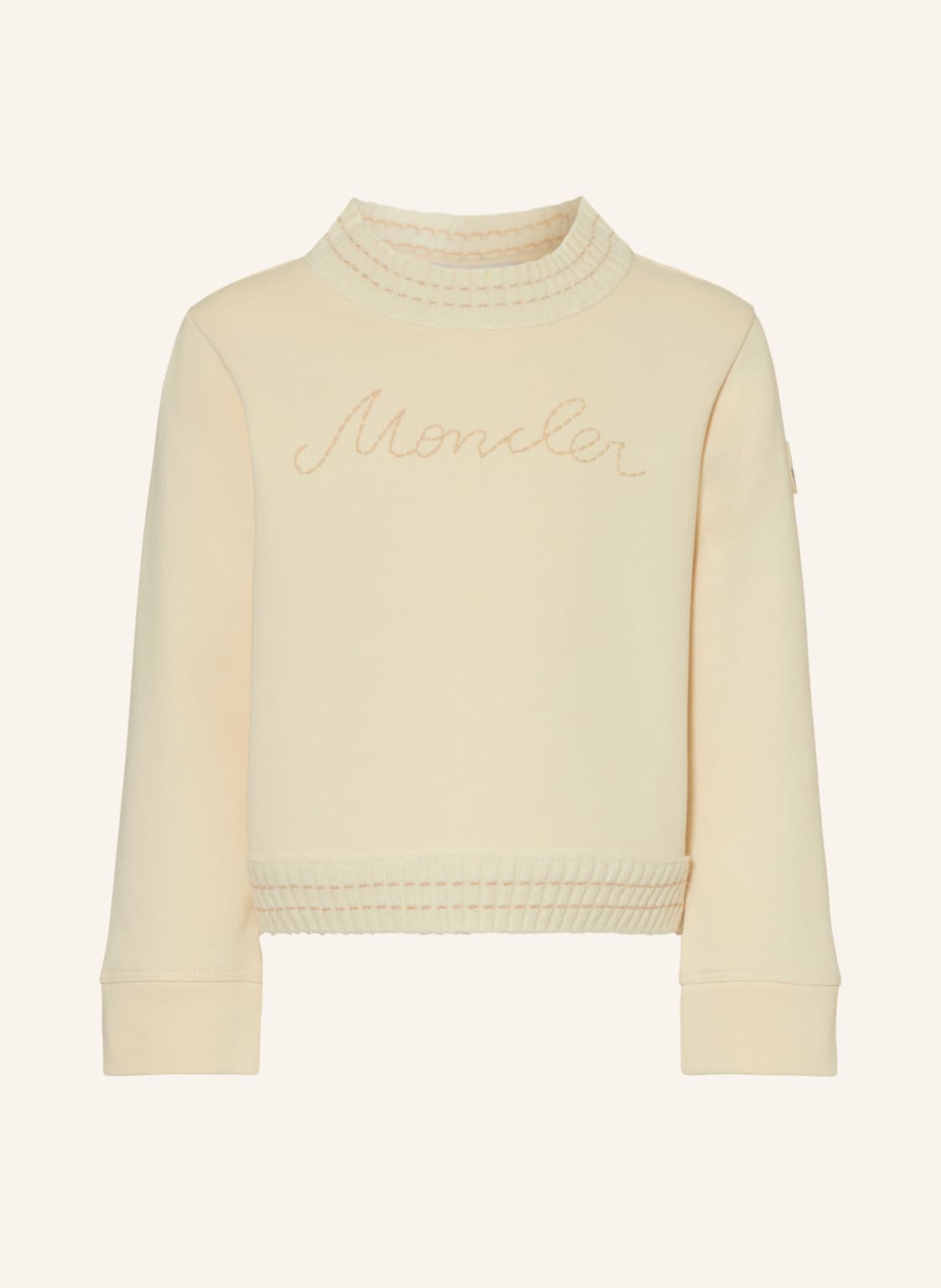 Moncler Enfant Sweatshirt beige Moncler Enfant Sweatshirt beige von MONCLER enfant