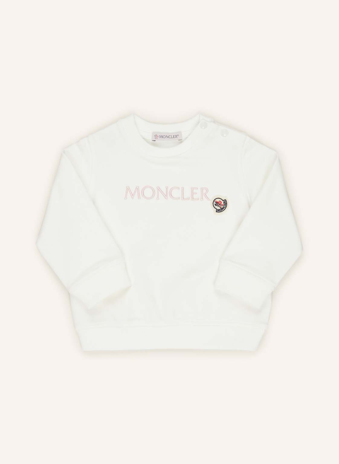 Moncler Enfant Sweatshirt weiss von MONCLER enfant