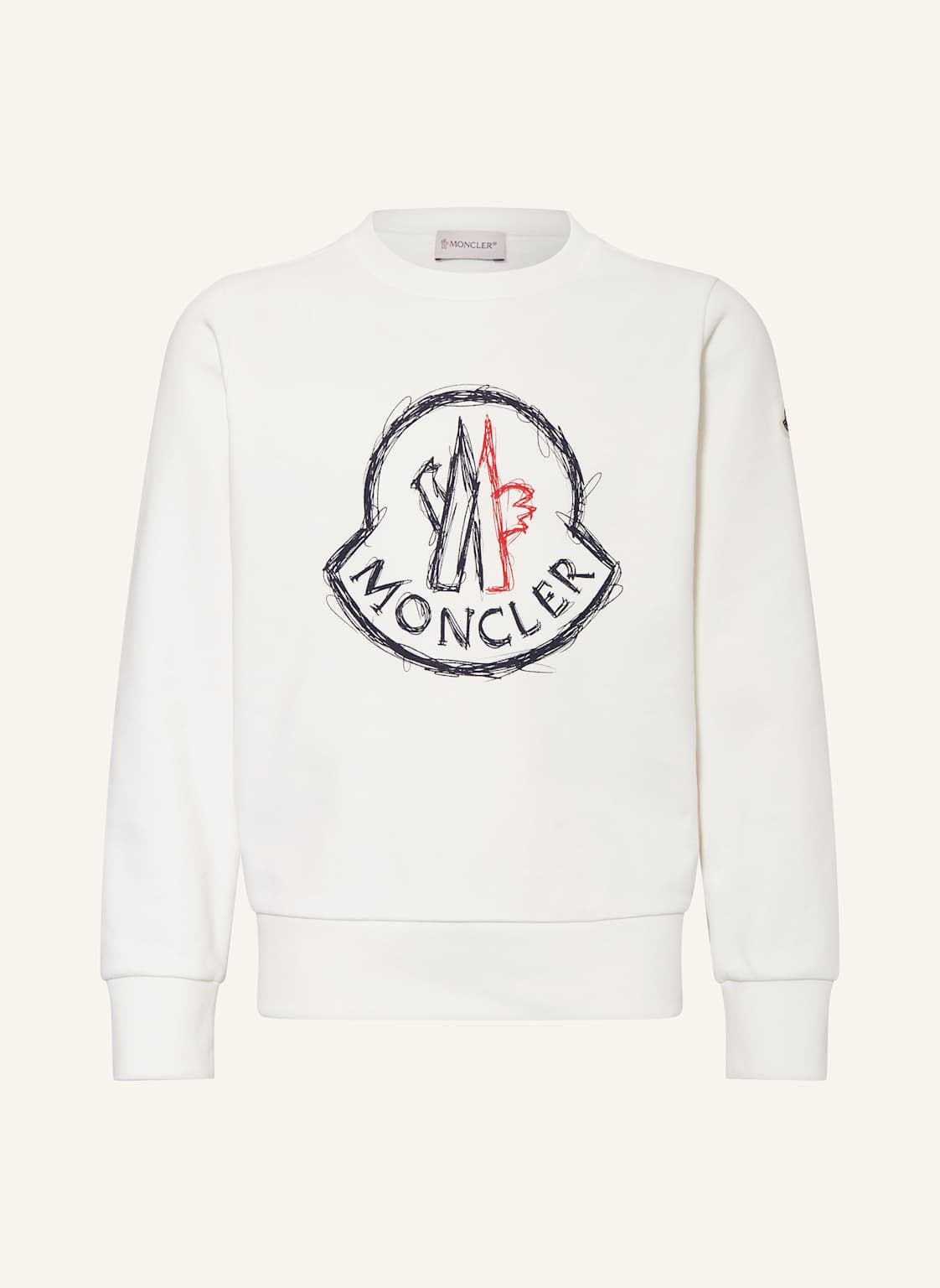 Moncler Enfant Sweatshirt weiss von MONCLER enfant