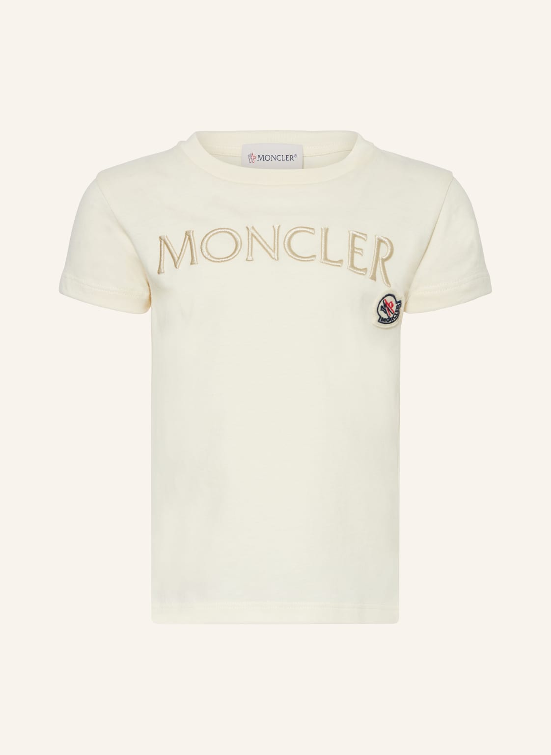 Moncler Enfant T-Shirt beige Moncler Enfant T-Shirt beige von MONCLER enfant