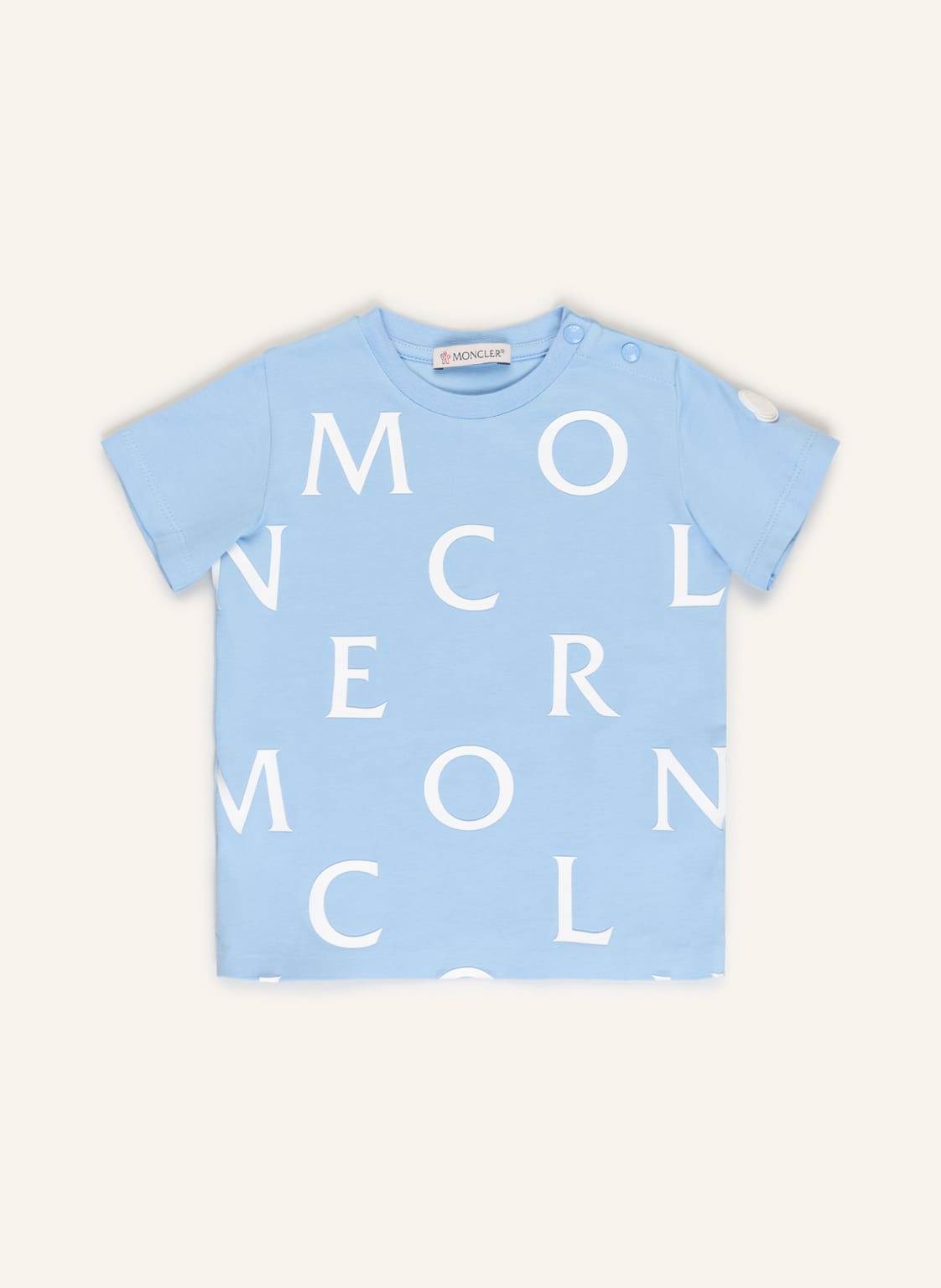 Moncler Enfant T-Shirt blau von MONCLER enfant