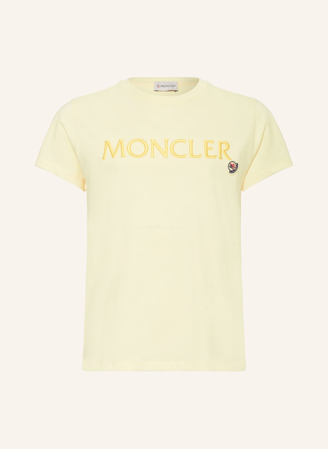 Moncler Enfant T-Shirt gelb von MONCLER enfant