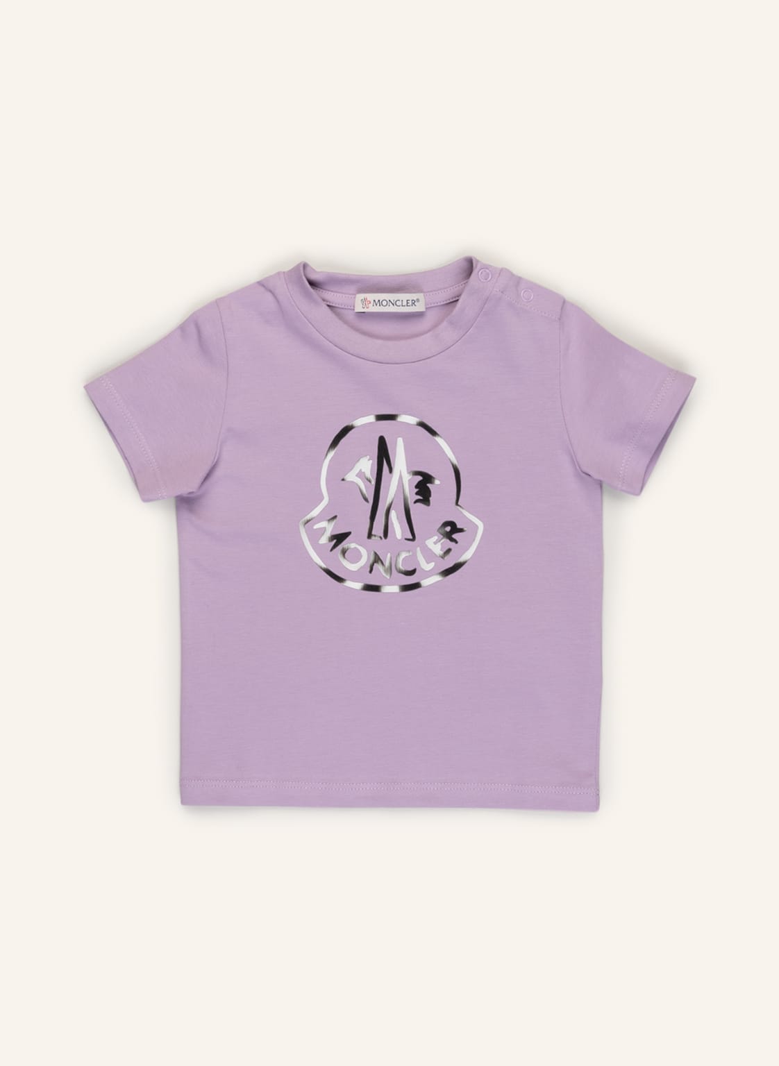 Moncler Enfant T-Shirt lila von MONCLER enfant