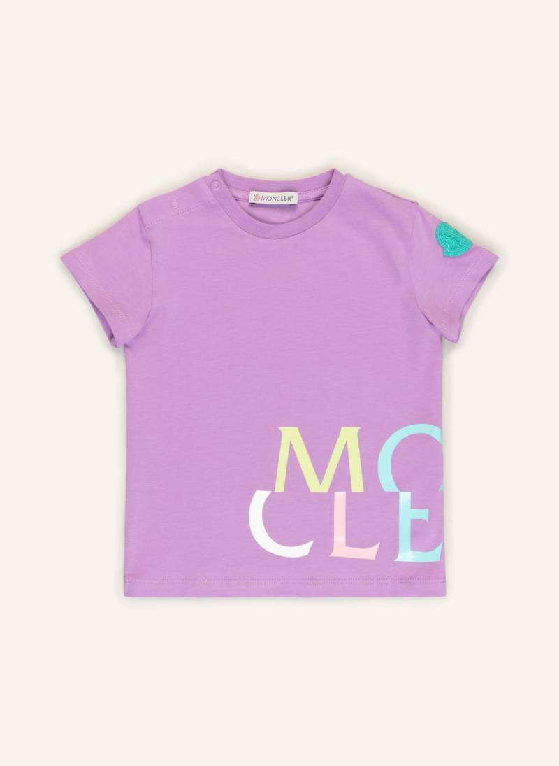 Moncler Enfant T-Shirt lila von MONCLER enfant