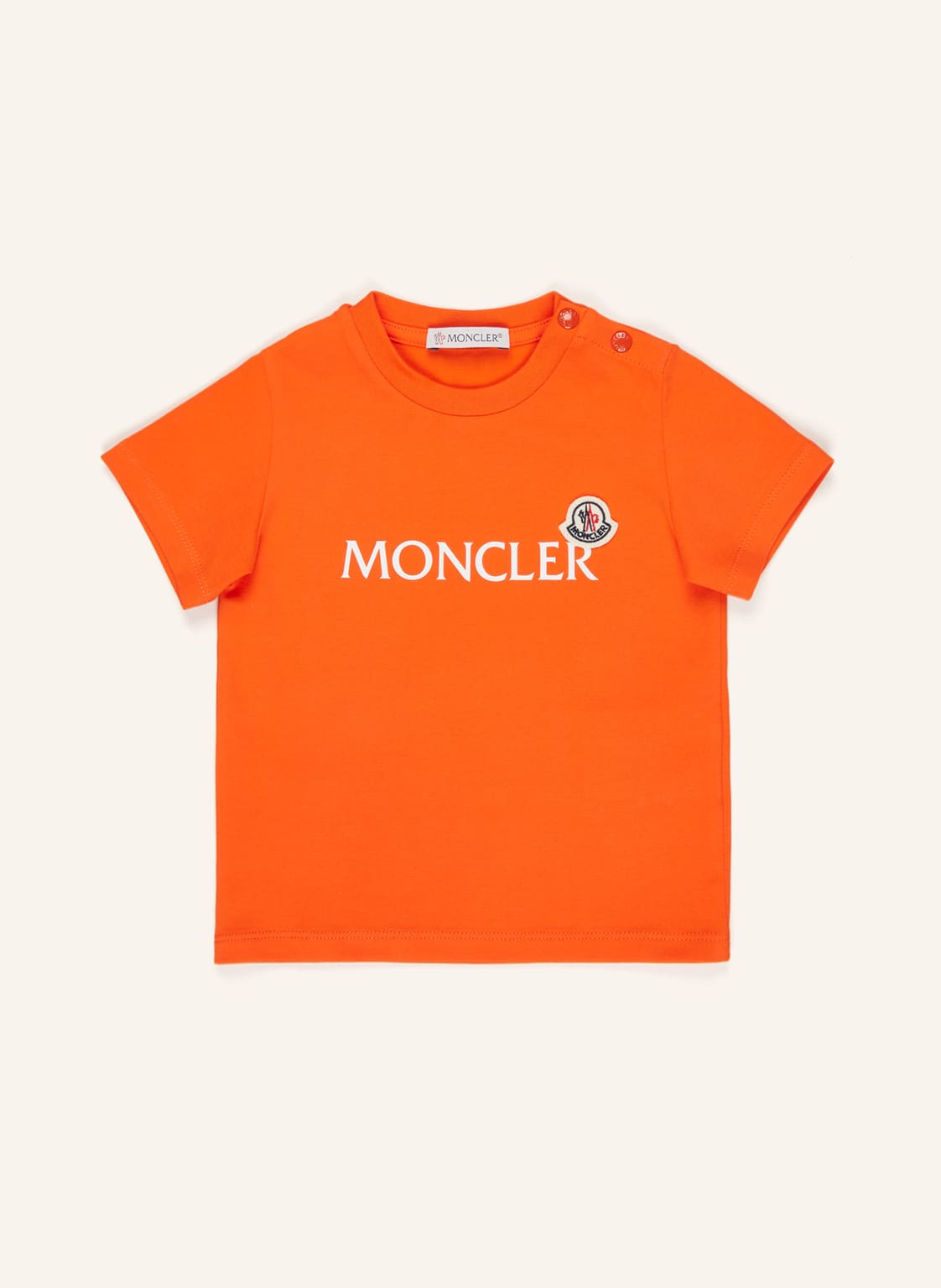 Moncler Enfant T-Shirt orange von MONCLER enfant