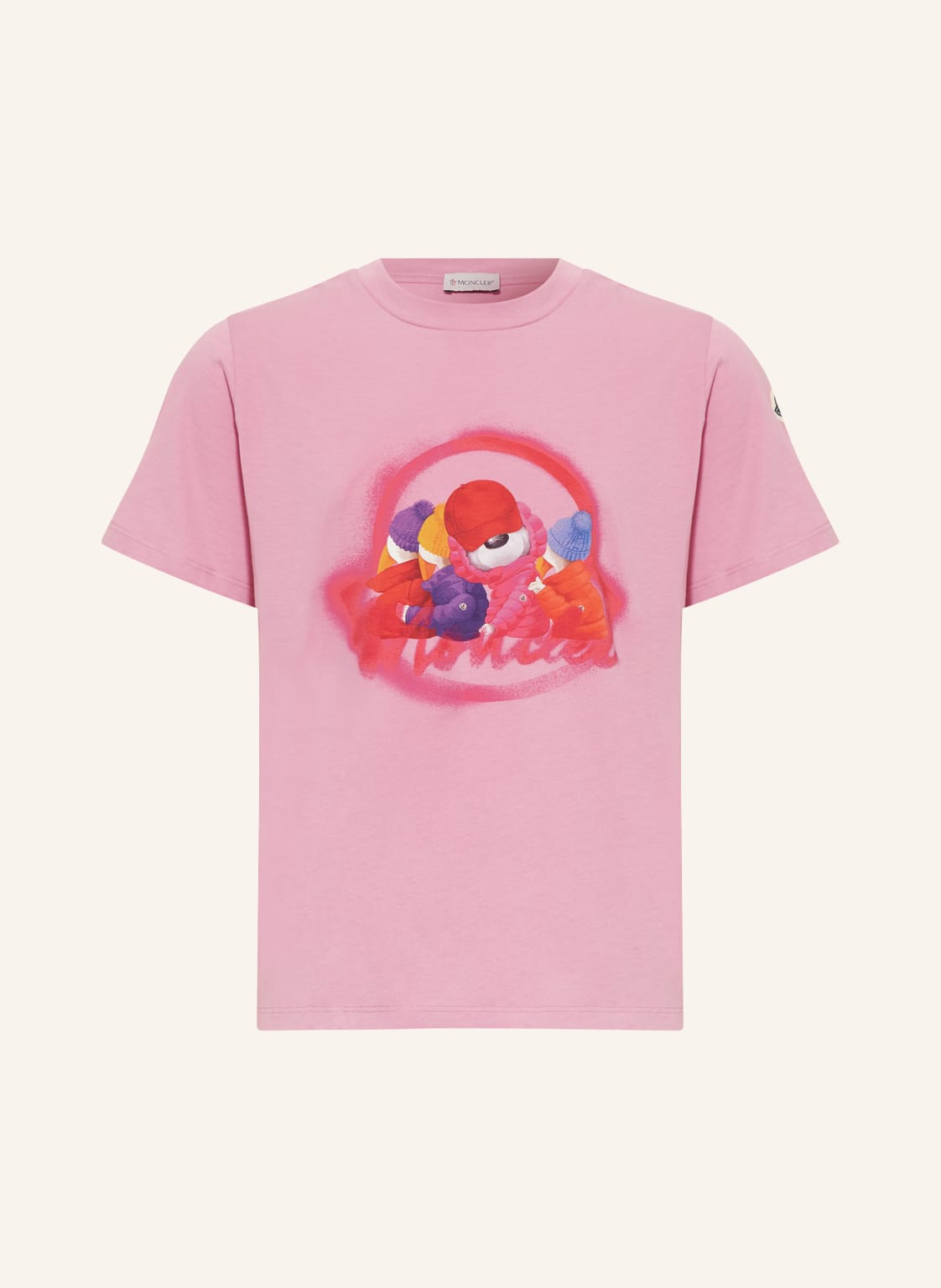 Moncler Enfant T-Shirt pink von MONCLER enfant