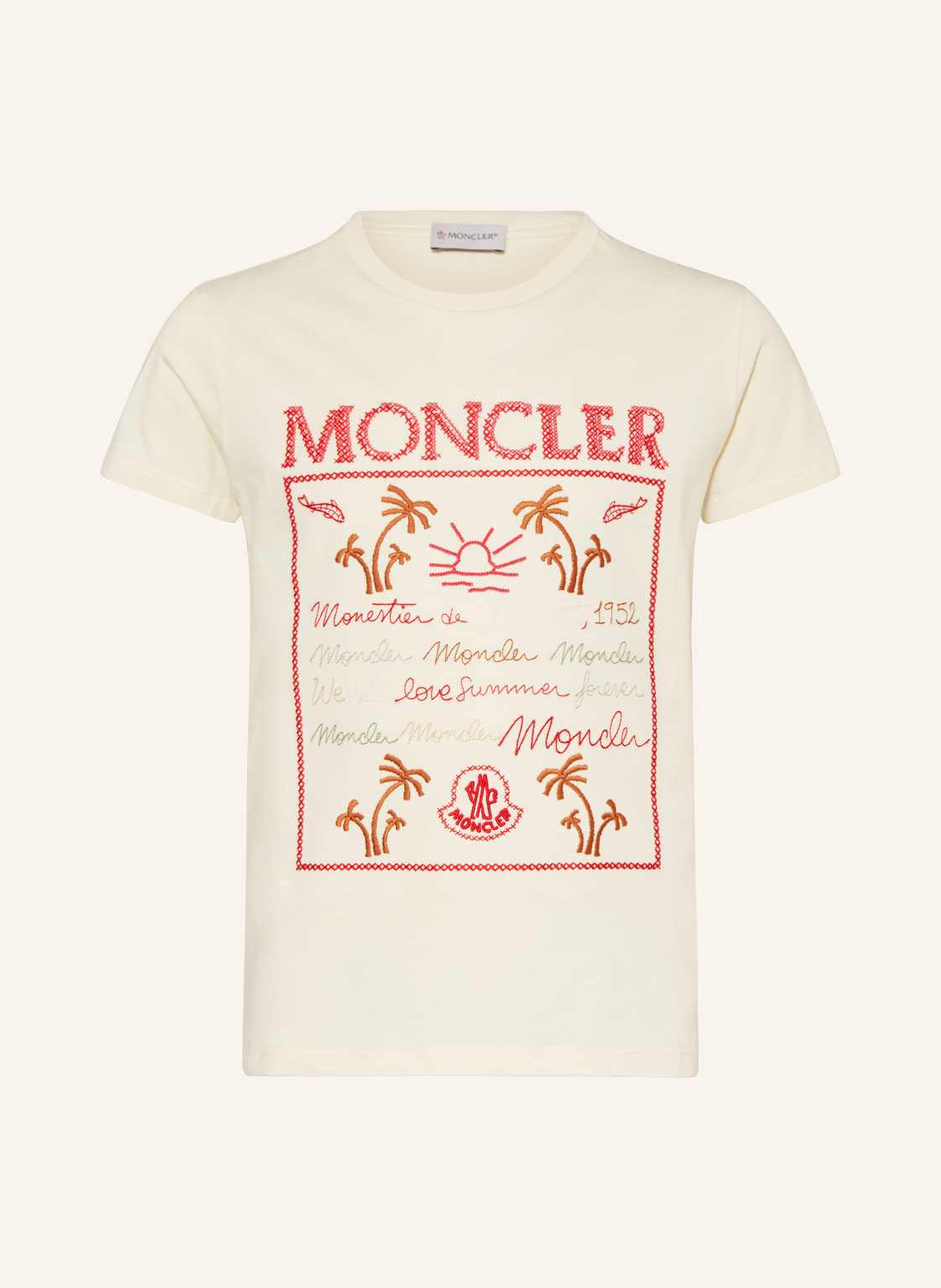 Moncler Enfant T-Shirt weiss Moncler Enfant T-Shirt weiss von MONCLER enfant