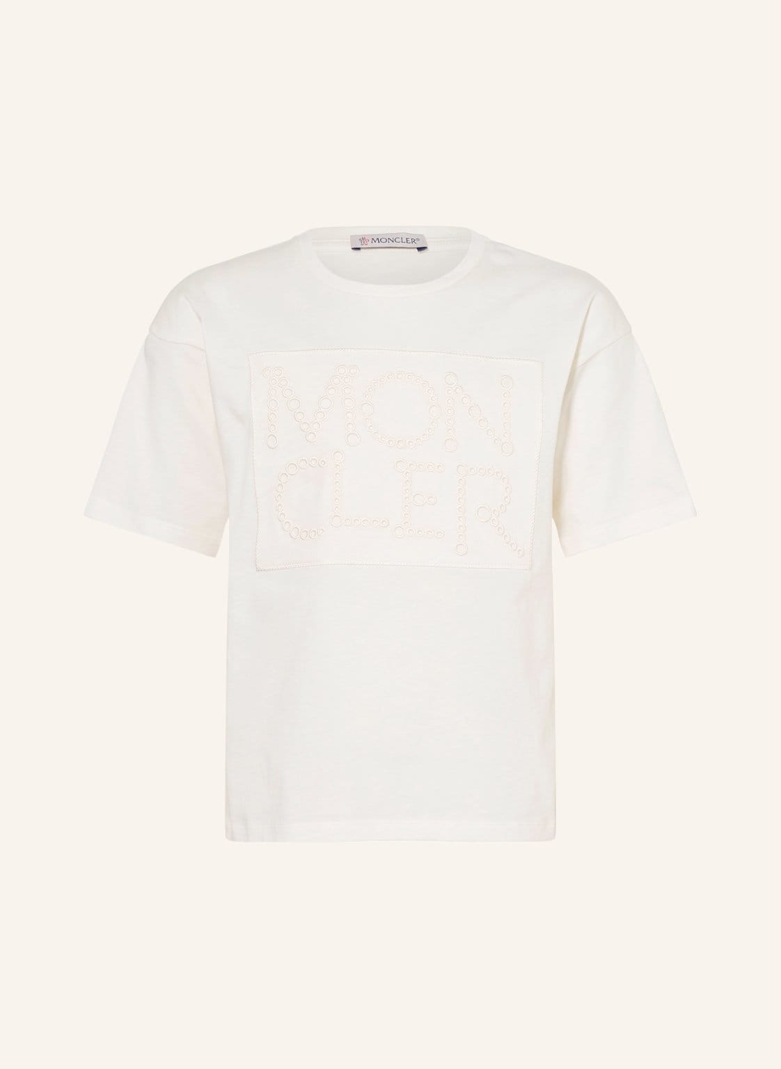 Moncler Enfant T-Shirt weiss Moncler Enfant T-Shirt weiss von MONCLER enfant