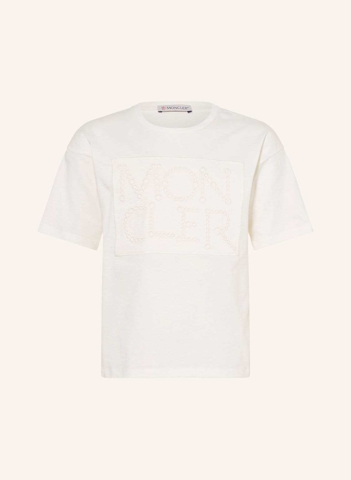 Moncler Enfant T-Shirt weiss von MONCLER enfant