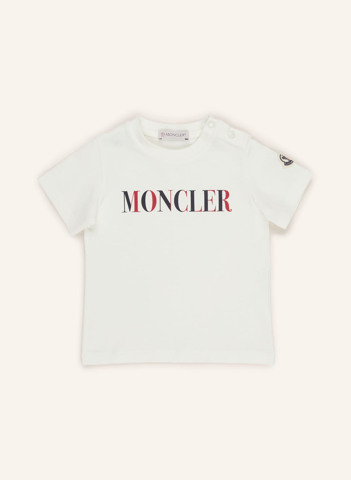 Moncler Enfant T-Shirt weiss Moncler Enfant T-Shirt weiss von MONCLER enfant