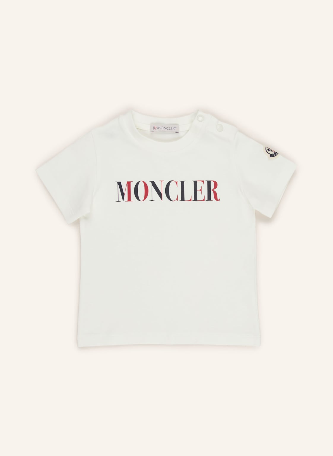 Moncler Enfant T-Shirt weiss von MONCLER enfant