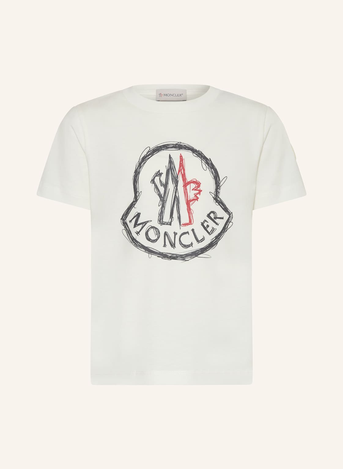 Moncler Enfant T-Shirt weiss von MONCLER enfant