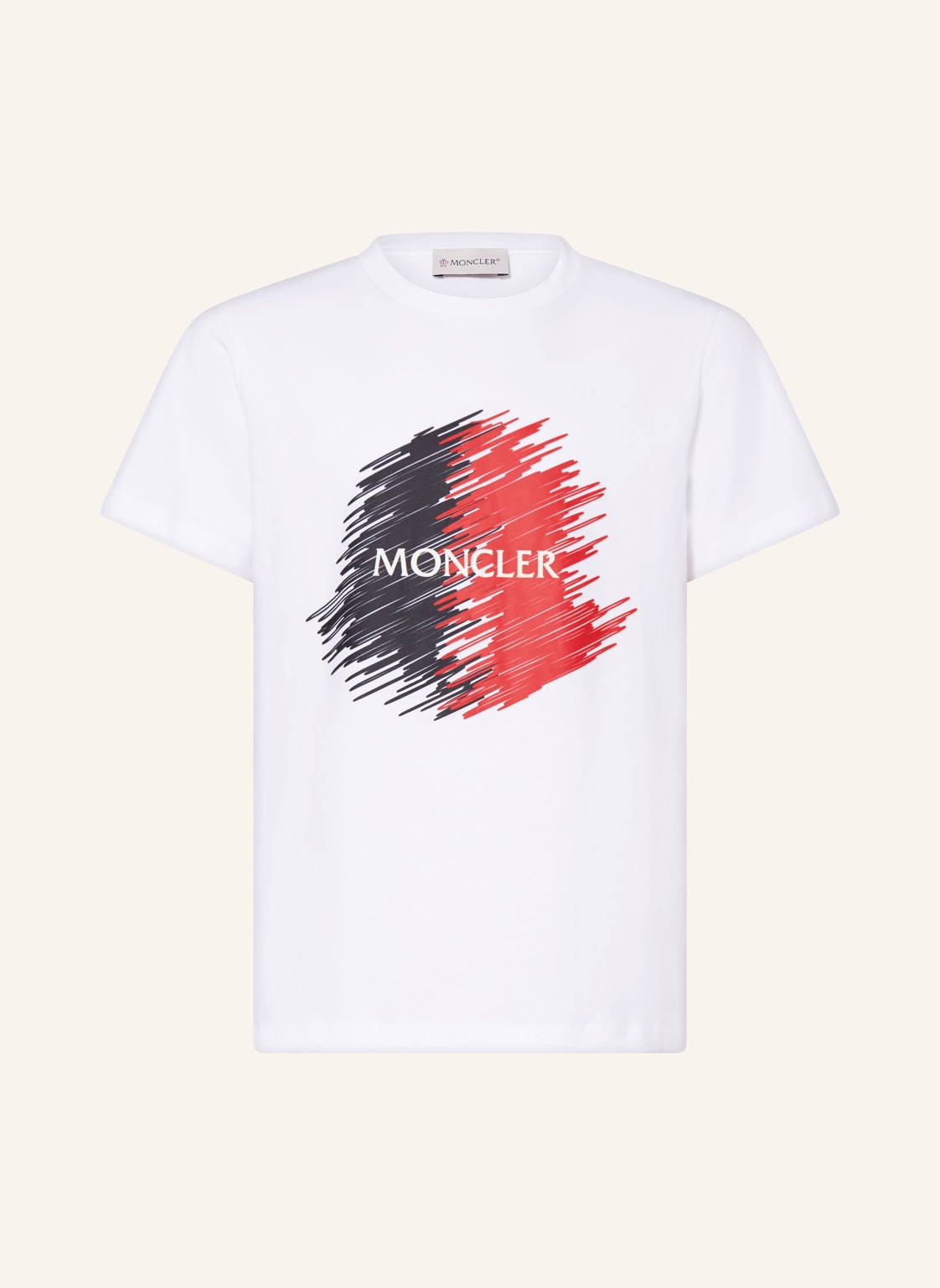 Moncler Enfant T-Shirt weiss Moncler Enfant T-Shirt weiss von MONCLER enfant
