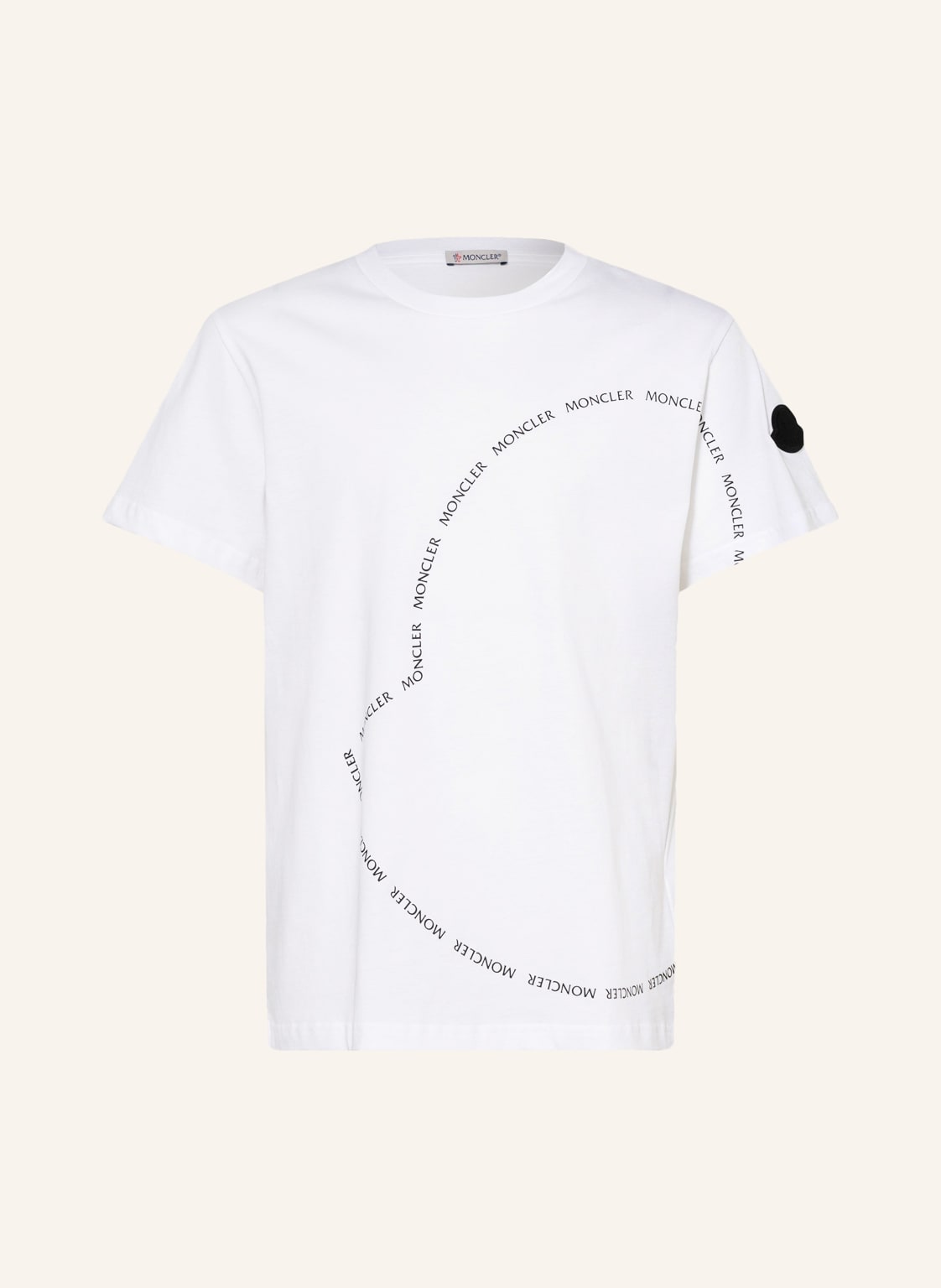 Moncler Enfant T-Shirt weiss Moncler Enfant T-Shirt weiss von MONCLER enfant