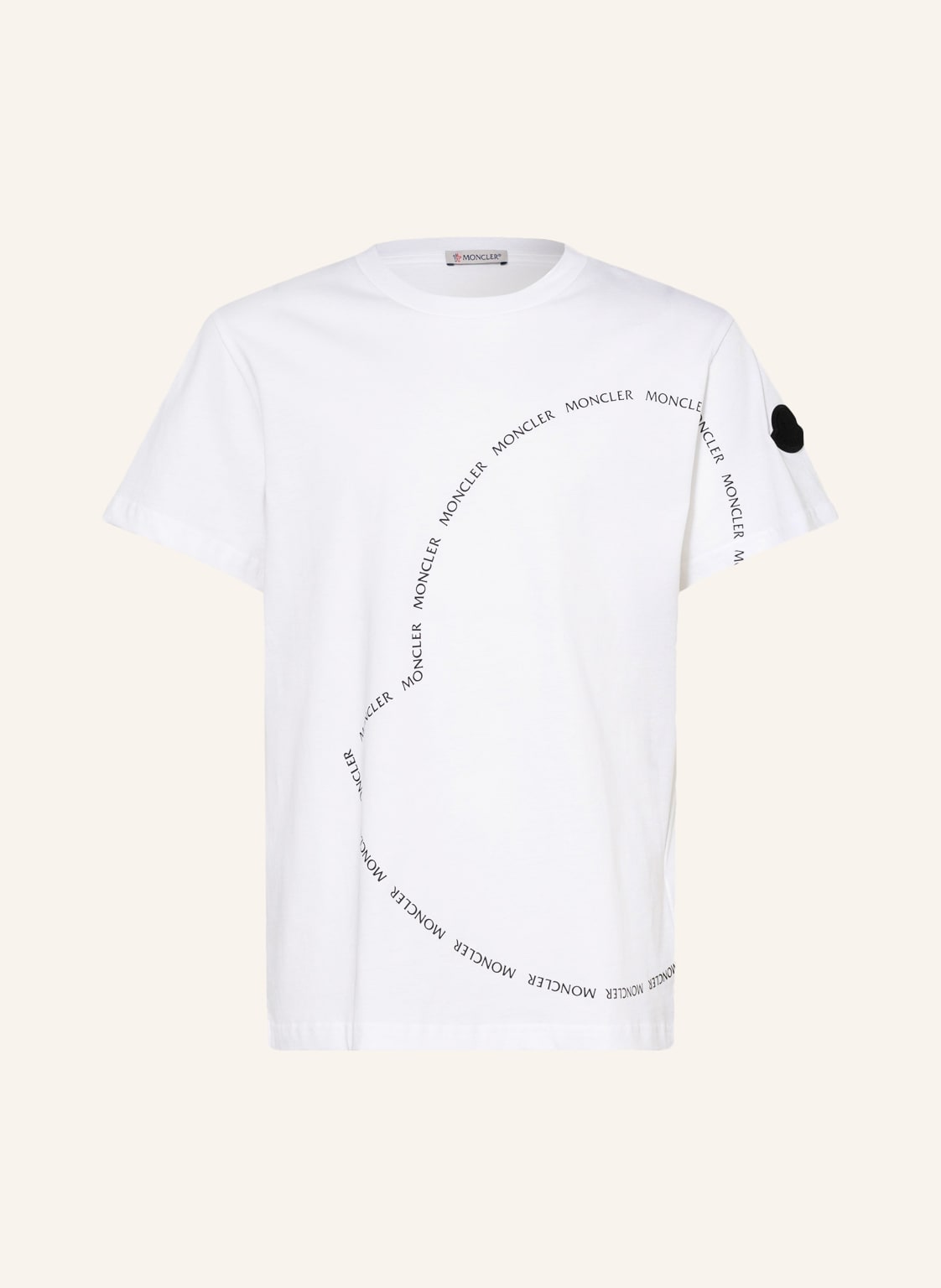 Moncler Enfant T-Shirt weiss von MONCLER enfant