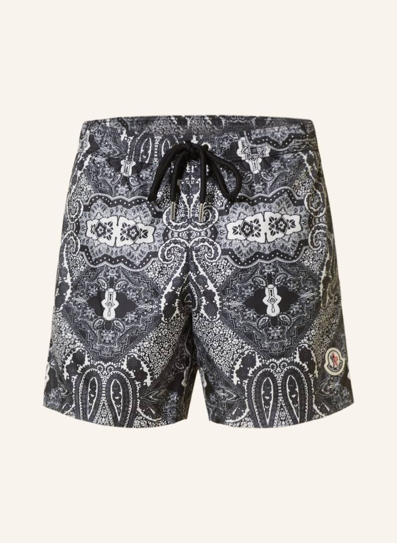 Moncler Badeshorts Bandana schwarz von MONCLER