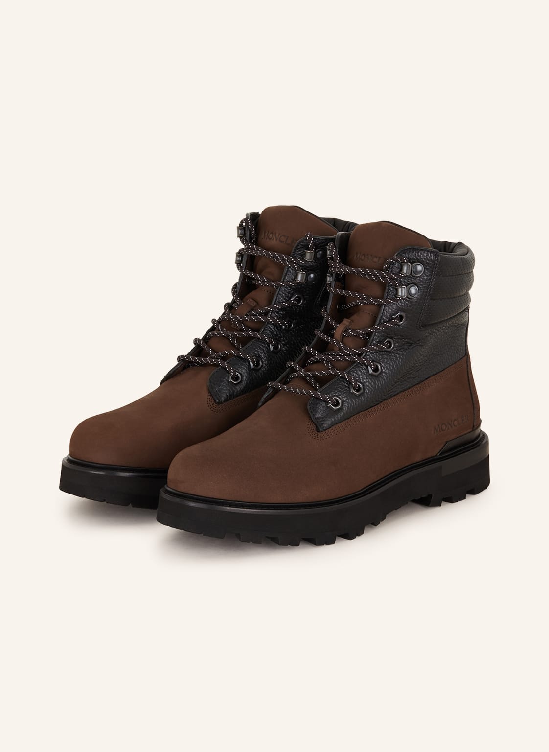 Moncler Biker Boots Peka braun von MONCLER