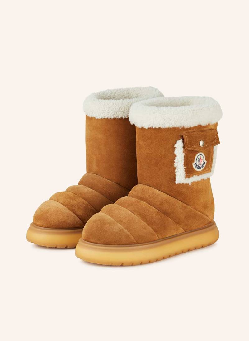 Moncler Boots Gaia Pocket Mid braun von MONCLER