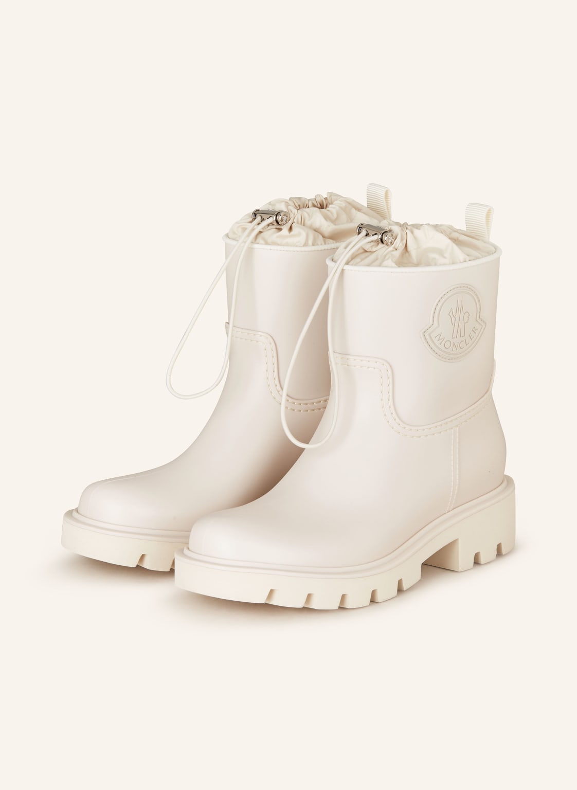 Moncler Boots Kickstream weiss von MONCLER